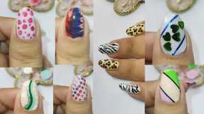 #21 easy nail art designs for beginners || nail art at home
