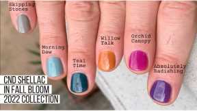 CND Shellac In Fall Bloom Collection | Fall 2022 Swatch & Talk