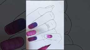 Satisfying video : Nail art design 💕