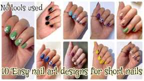 10 Easy nail art designs for short nails | Nail art compilation 2022 | Sunday special compilation