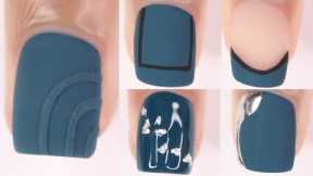 5 NAIL DESIGNS 2022 | new trendy nail art compilation using gel nail polish at home | chrome nailart
