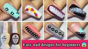 Easy nail art for beginners || Nail design within 2 minutes #naildesign #nailart