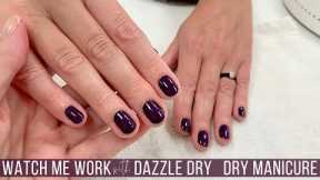 Relaxing Manicure with Dazzle Dry 'Stolen Kiss' [Watch Me Work]