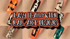 10 Easy Halloween Nail Art Designs || Halloween Nail Art For Beginners || Nail Tutorial Compilation