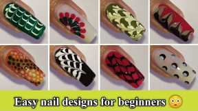 Nail art at Home || Easy nail designs for beginners || #easynailart #naildesign #nailart #nails