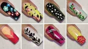 Easy nail art at home || Nail designs for beginners || #easynailart #nailart #naildesign #nailpaint
