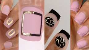5 TRENDY NAIL DESIGNS | new nail art compilation using gel nail polish at home | pink chrome nailart