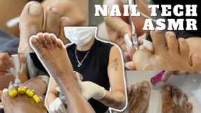 ASMR - Nail salon, satisfying pedicure at my beautician (full video)