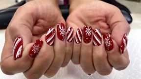 Super cute Christmas nail art design 2022/YouTube Amy Huynh