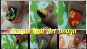 Simple Nail Art Design For Beginners||Simple Nail Art Design without Tools||Easy Nail Art Design||
