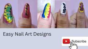 5 Easy Nail Art Design 💅 || Rais World