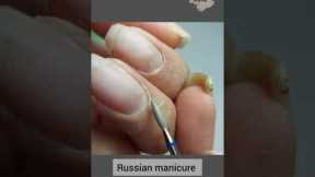 Russian manicure/aparat manicure /#nailart #manicure #manicuretutorial #shortvideo #nails