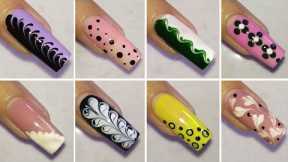 Top Easy nail designs for beginners 😮 || Nail art at home 😳 || #naildesign #nailart #easynailart