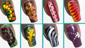 😱Easy nail art designs |nail designs for beginners |✨nail art at home| 2023 nail designs easy