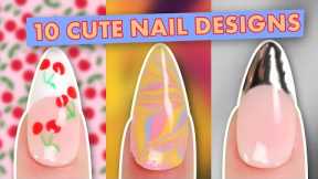 10 Easy Nail Art Designs Tutorial