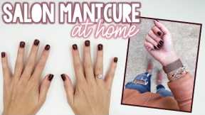 STEP-BY-STEP AT-HOME MANICURE TUTORIAL | Sarah Brithinee