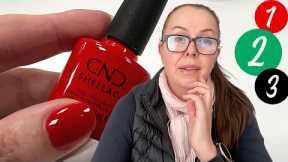 3 new things I learned about CND Shellac today.....