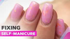 How to Fix SELF-MANICURE | Gel Nails Tutorial