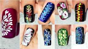 10 Easy Nail Art Designs at home || Nail Art Compilation || #nails #nailart #tutorial #naildesign