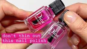 How not to waste a drop of Dior Nail Glow (money saving tip!)