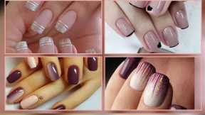 Simple Nail art.Easy Nail art Design 2023 .Nail art without  using tools. Nail art for beginners.