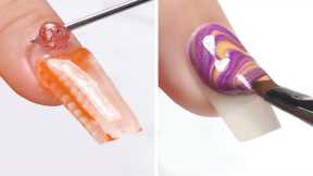 #733 10+ New Glitter Nails Art Satisfying | Women Nail Polish Compilations | Nails Inspiration