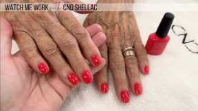 CND Shellac manicure explained in detail  [Watch Me Work]