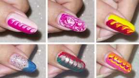 Easy nail designs for beginners || Nail art at home|| #naildesign #nailart #easynailart #nails