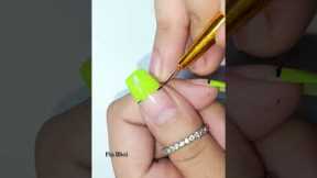 easy nail art design 💅 #piubhol #nailsart #youtubeshorts