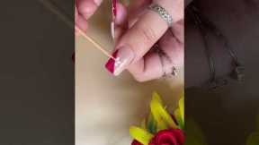 💅🌼Easy floral nail art design #nailart2023 #youtubeshorts #shorts
