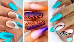New Nail Art Design  ❤️💅 Compilation For Beginners | Simple Nails Art Ideas Compilation #496
