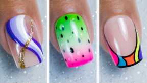 Easy Summer Nail Art Ideas Tutorial 2023 | New Compilation For Short Nails