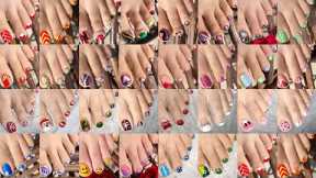30+ Best Foot Nail Art | Beautiful toe nail designs compilation 2023~Natural nails | Nail Delights💅