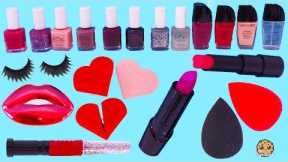 Dollar Tree Store Nail Polish + Lipstick Makeup Haul - Valentines Beauty 2020 Video