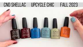How I do my own nails with CND Shellac feat. NEW Upcycle Chic collection