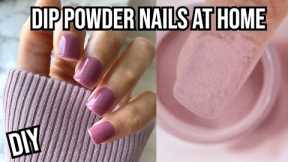 how to do dip powder nails at home step by step tutorial | AzureBeauty | dip nails for beginners