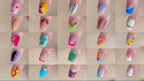 50+ Huge nail art designs compilation || Easy nail art designs with household items