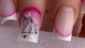 Stylish Manicure with Upper Forms Best Nail Art