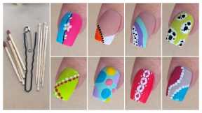 Top 10 Trending nail art designs with household items || Easy nail art designs within 2 minutes