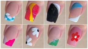 Top 10 Easy nail art designs with nail polish brush only || No tools nail art designs