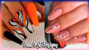 Nail Art Designs ❤️💅 Compilation For Beginners |  Simple Nails Art Ideas Compilation #590