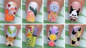 10 Easy Nails Art At Home for Beginners | New Nails Art Design | Olad Beauty