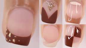QUICK AND EASY NAIL IDEAS! fall nail art for beginners