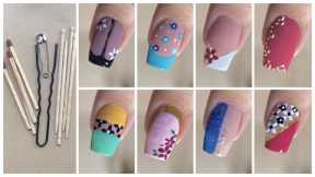 Top 10 Easy and trending nail art designs with household items || Easy nail art for beginners