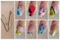 Easy nail art designs with household