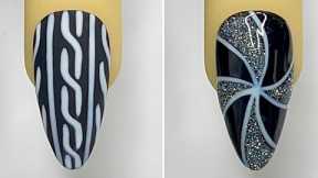 Black Xmas Nail Art Design 2023 | Best Nail Art Compilation|💝New Nails
