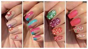 Easy new nail art designs ideas || Nail art designs for beginners at home