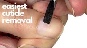 The best way to remove a cuticle! [and the easiest!!]