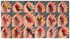 25+ Easy nail art designs at home compilation for beginners || New nail art designs 2023