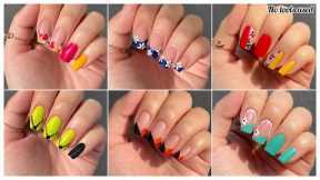5+ Easy nail art designs with household items || Cute nail art designs tutorial